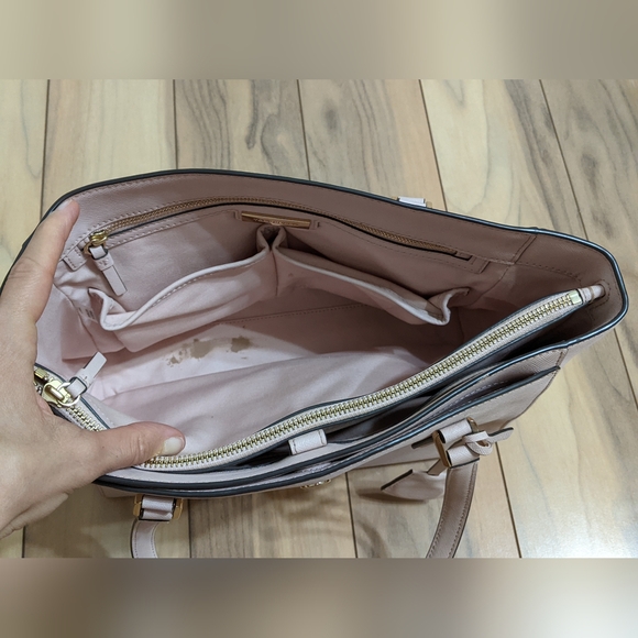 Tory Burch Robinson Tote Bag Pink Leather Beautiful! - Picture 12 of 15